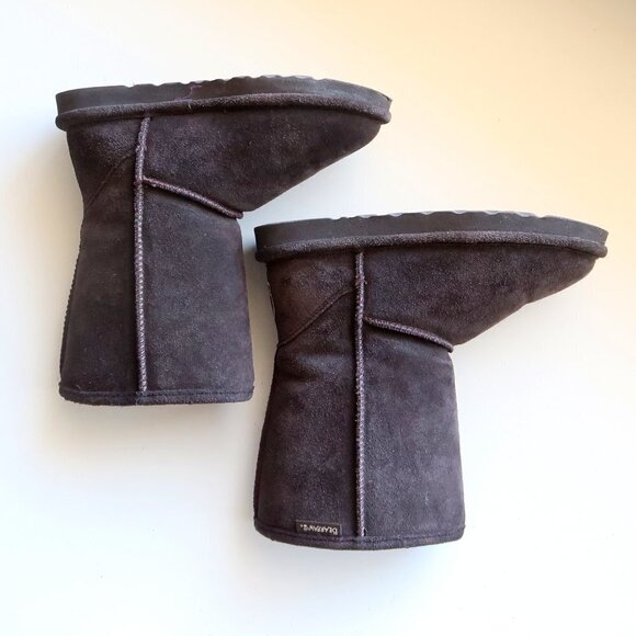 NEW Bearpaw Dorado Brown Suede & Wool Unisex Winter / Snow Boots Size 6 - Picture 8 of 15